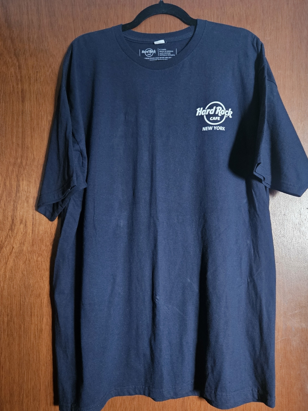 Hard Rock Cafe Black New York Bruce Springsteen Short Sleeve Logo Tee